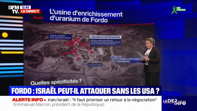 LES ÉCLAIREURS - Nucléaire iranien: Israël peut-il attaquer le site de Fordo sans l'aide des États-Unis?