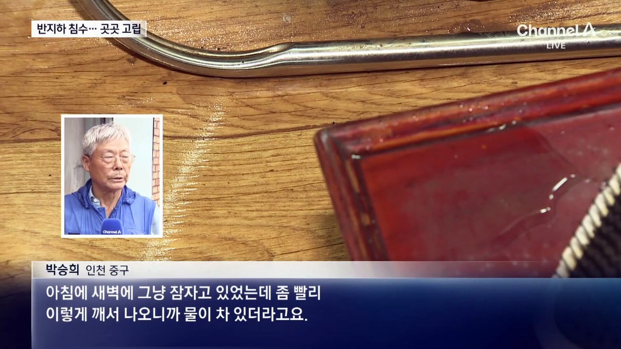 반지하 침수·지하차도 고립…폭우에 전국 곳곳 피해