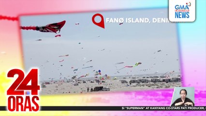Mahigit 5,000 flyers, nagtipon-tipon sa taunang fanø international kite fliers meeting sa Denmark; napalipad na saranggola, mahigit 25,000 | 24 Oras
