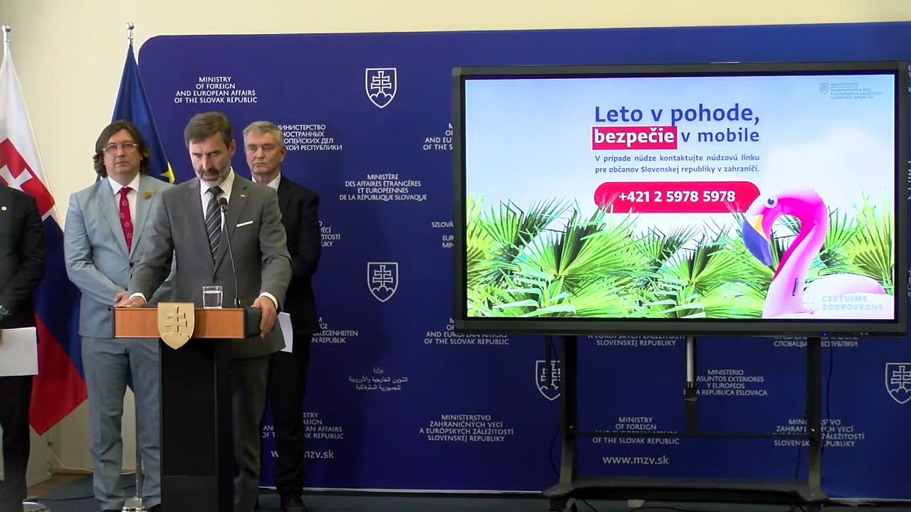 ZÁZNAM: J. Blanár: Repatriačné lety z Blízkeho východu sú zatiaľ ukončené