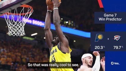 Haliburton recounts his no-look pass for Siakam's poster slam