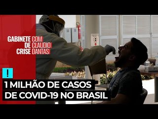 1 milhão de casos de COVID-19 no Brasil