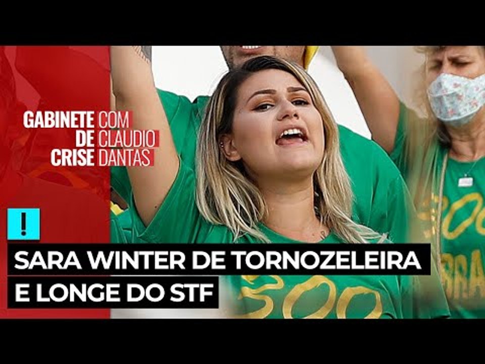 Sara Winter de tornozeleira e longe do STF