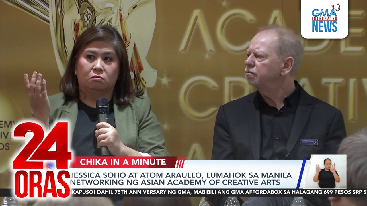 Jessica Soho at Atom Araullo, lumahok sa Manila Networking ng Asian Academy of Creative Arts | 24 Oras