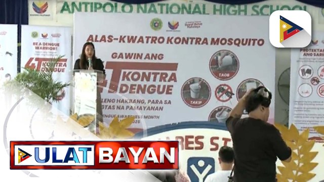 DOH, nagpaalala sa publiko kaugnay sa ilang hakbang para maiwasan ang dengue