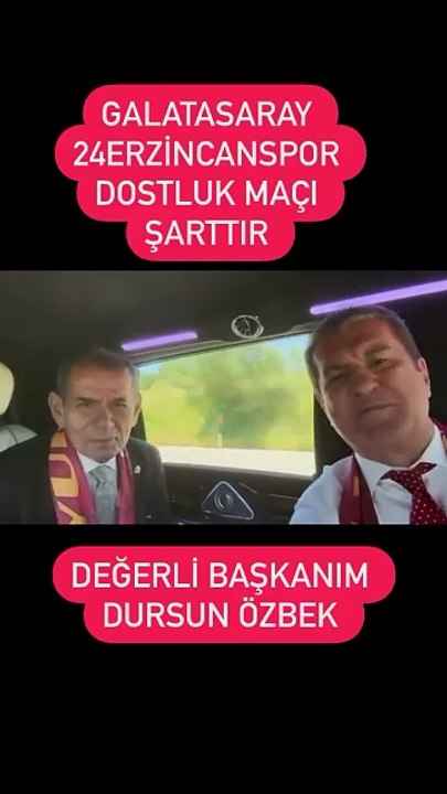 Dursun Özbek: "Galatasaray'ı Erzincan'a getireceğim"