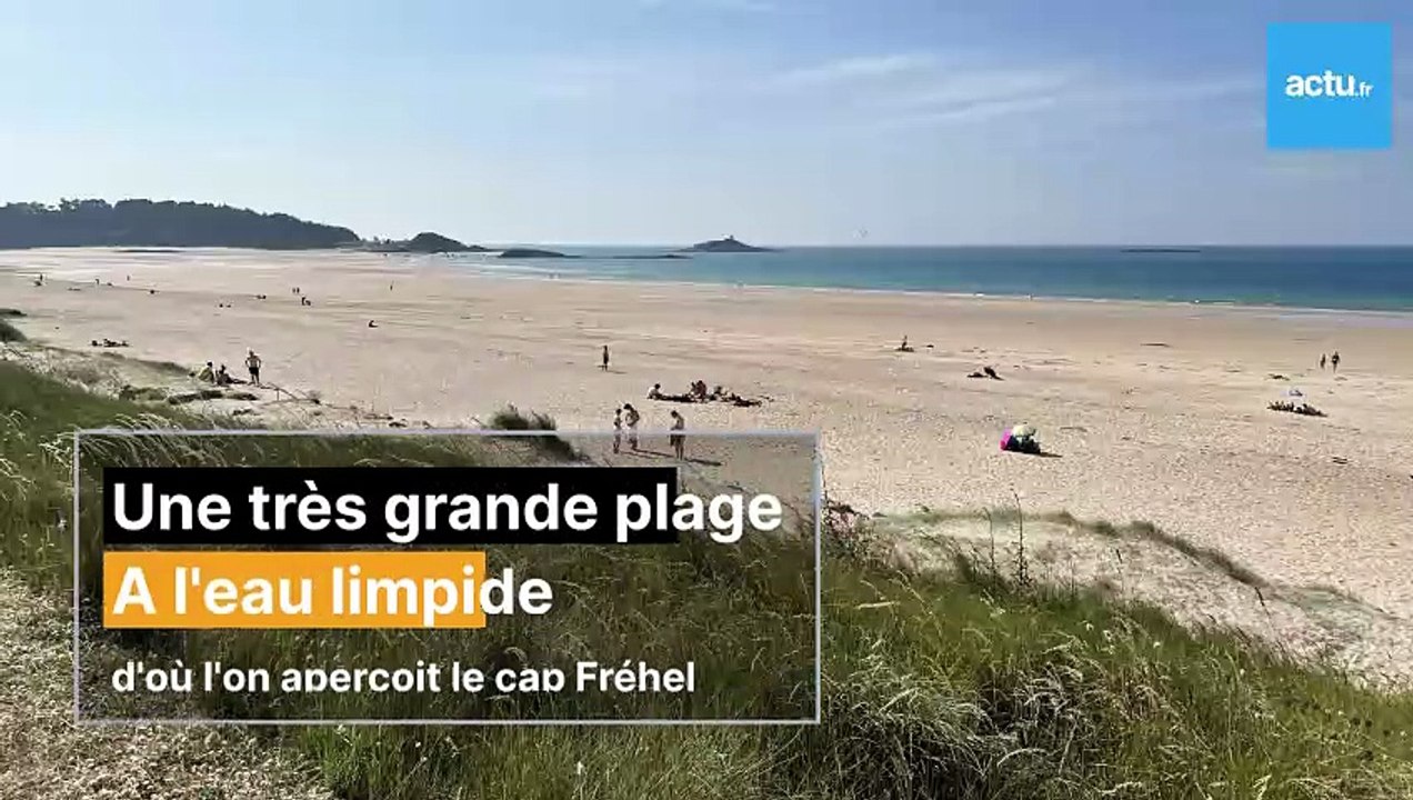 Côtes-d'Armor : cette grande plage est un paradis pour les baigneurs