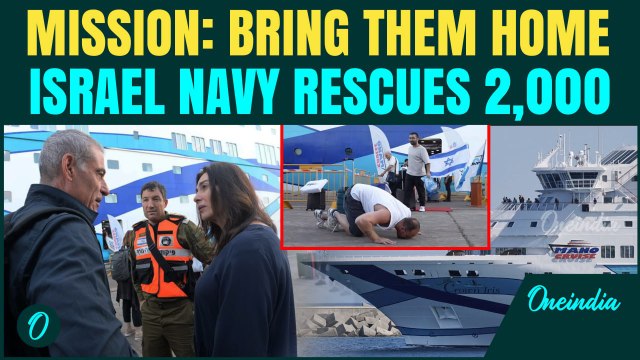 Israel Dares the Danger:Warship Escorts First Batch of 2,000 Civilians Home as Missiles Threat Grows