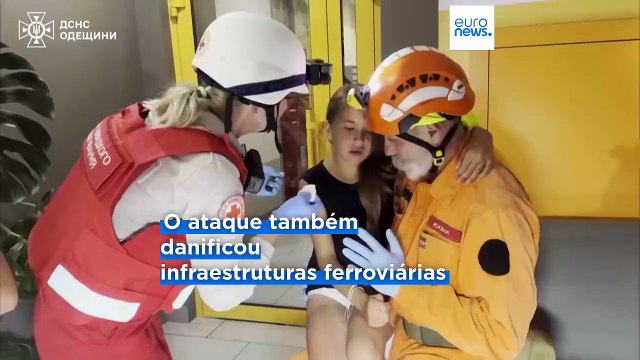 Pelo menos um morto depois de ataques russos a Odessa e Kharkiv