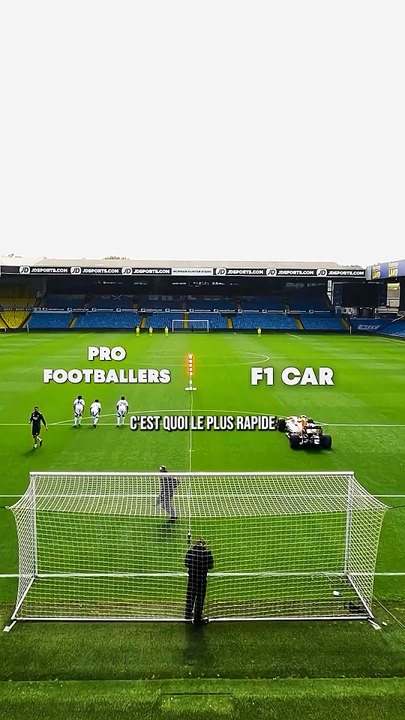 Qui est le plus rapide entre un footballeur et une f1 ? 🤔