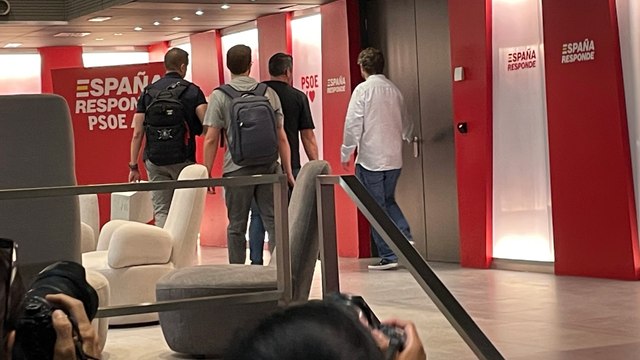 La UCO entra en la sede del PSOE de Ferraz por la trama de Santos Cerdán, Ábalos y Koldo