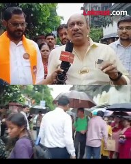 हिंदीची सक्ती,  मनसैनिक रस्त्यावर,  स्टॉल धारकांनाही  इशारा !