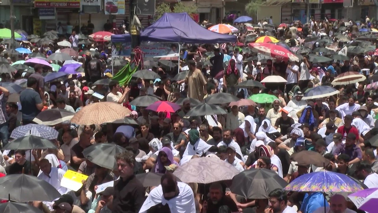 Iraqis show solidarity with Iran amid conflict with Israel