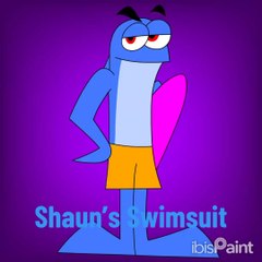 Fritz the Fish: Shaun’s Swimsuit in Speedpaint
