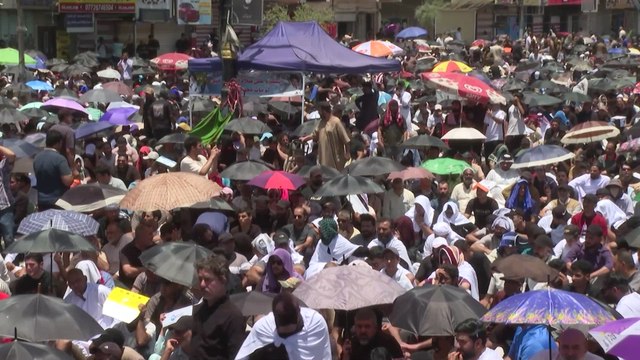 IRAQ se MOVILIZA por IRÁN en las CALLES de BAGDAD por la GUERRA con ISRAEL