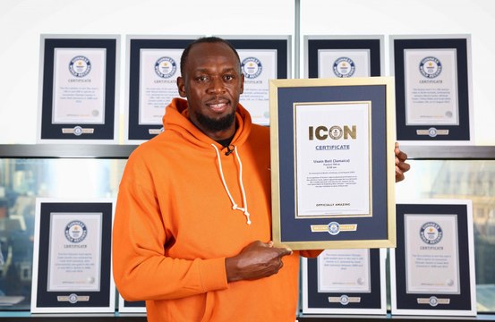 Usain Bolt named a Guinness World Records ICON