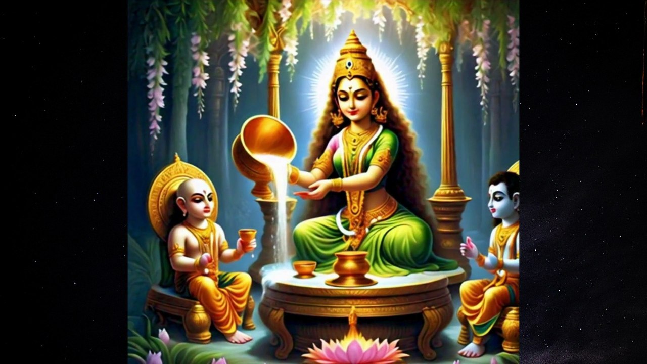 Dhanvantri Emerges with the Pot of Ambrosia