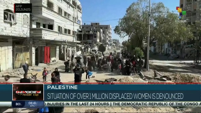 Palestine, situation of over 1 million displaced women is denounced