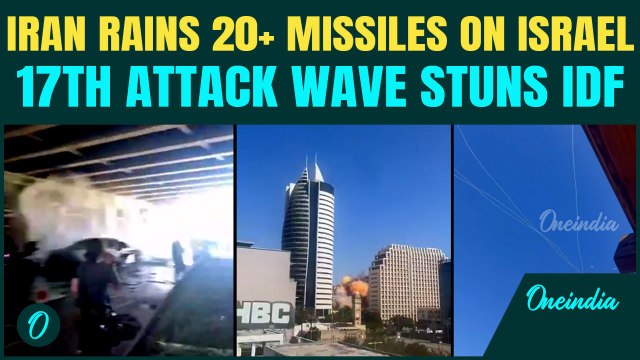 Breaking: Iranian Missiles BOMB Israel's Haifa | Iran Launches 17th Wave of Op True Promise III