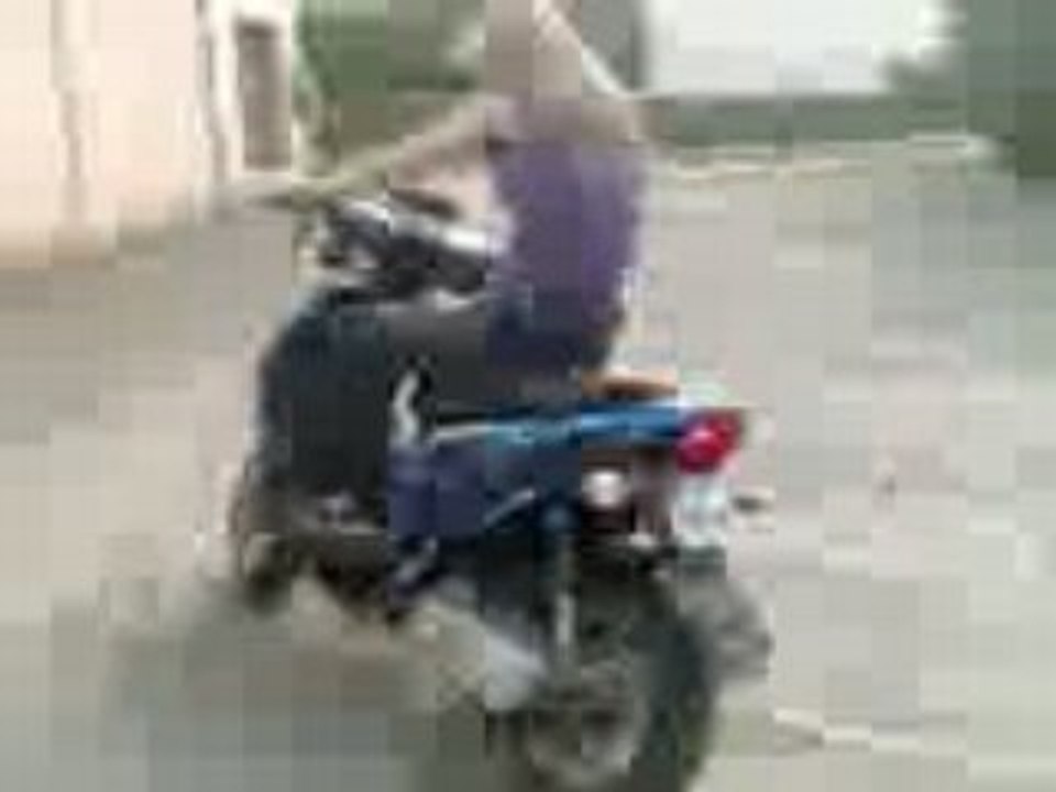 Chute de scoot