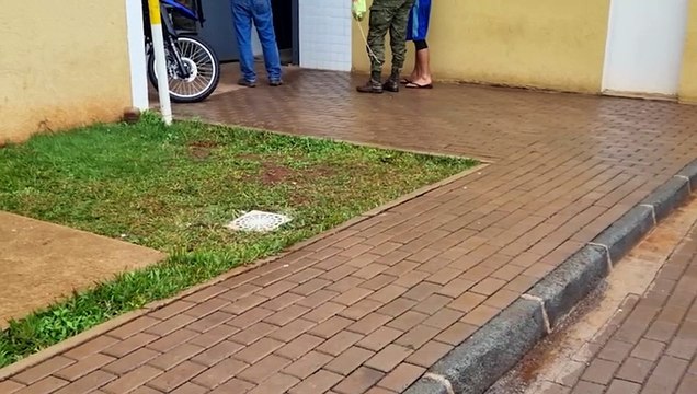 Ladrão ousado se dá mal ao tentar furtar fios na nova base do BPFron em Cascavel