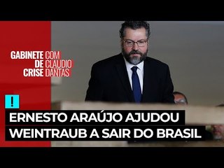 Ernesto Araújo ajudou Weintraub a sair do Brasil às pressas