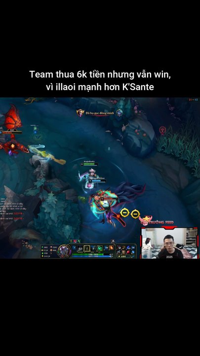 Team thua 6k tiền nhưng vẫn win, vì illaoi mạnh hơn K'Sante #illaoi #ksante #lienminhhuyenthoai #leagueoflegends #knightriseky