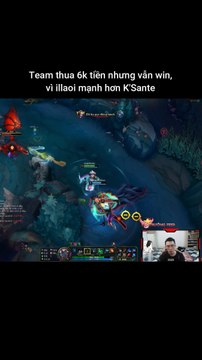 Team thua 6k tiền nhưng vẫn win, vì illaoi mạnh hơn K'Sante #illaoi #ksante #lienminhhuyenthoai #leagueoflegends #knightriseky