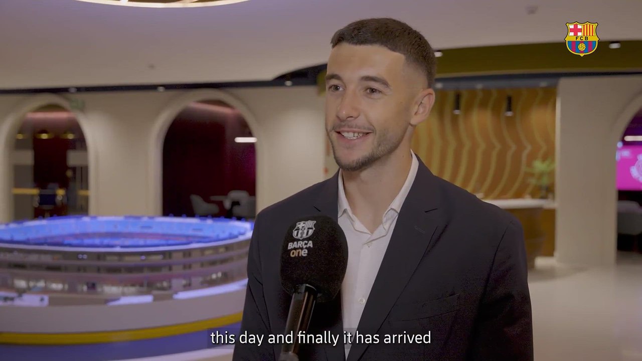 Joan García’s first words as a Barça player spark outrage among Espanyol fans