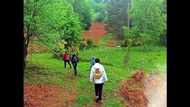 Eygurande les randonneurs