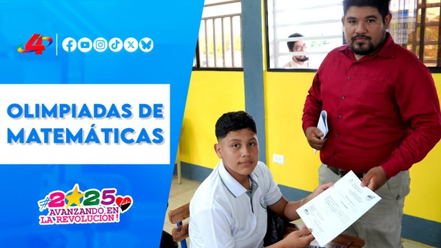 🧠 Estudiantes demuestran talento en Olimpiadas Matemáticas organizadas por el MINED en Managua
