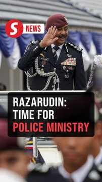 Outgoing IGP Razarudin proposes dedicated police ministry