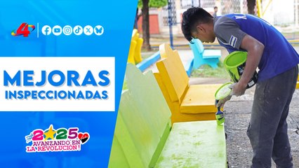 👷‍♂️ Alcaldía de Managua inspecciona mejoras clave en parque de Colonia Proyecto Piloto, Distrito V