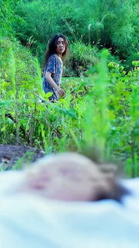 This Crazy Woman Found A Little Child On The River Bank _ Explained In Hindi #shorts #cdrama #kdrama