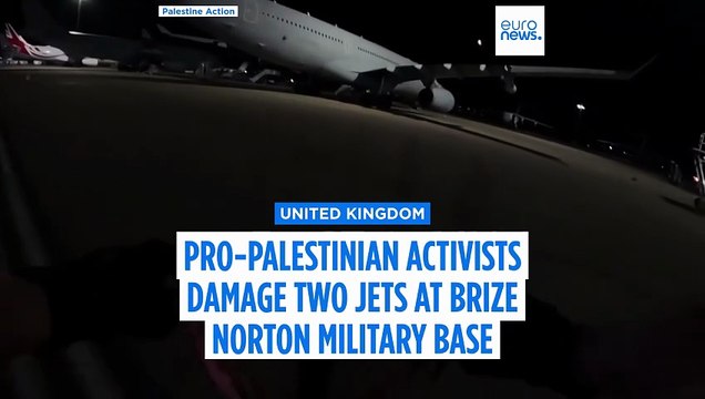 UK police search for pro-Palestinian activists over damage to two jets at RAF Brize Norton