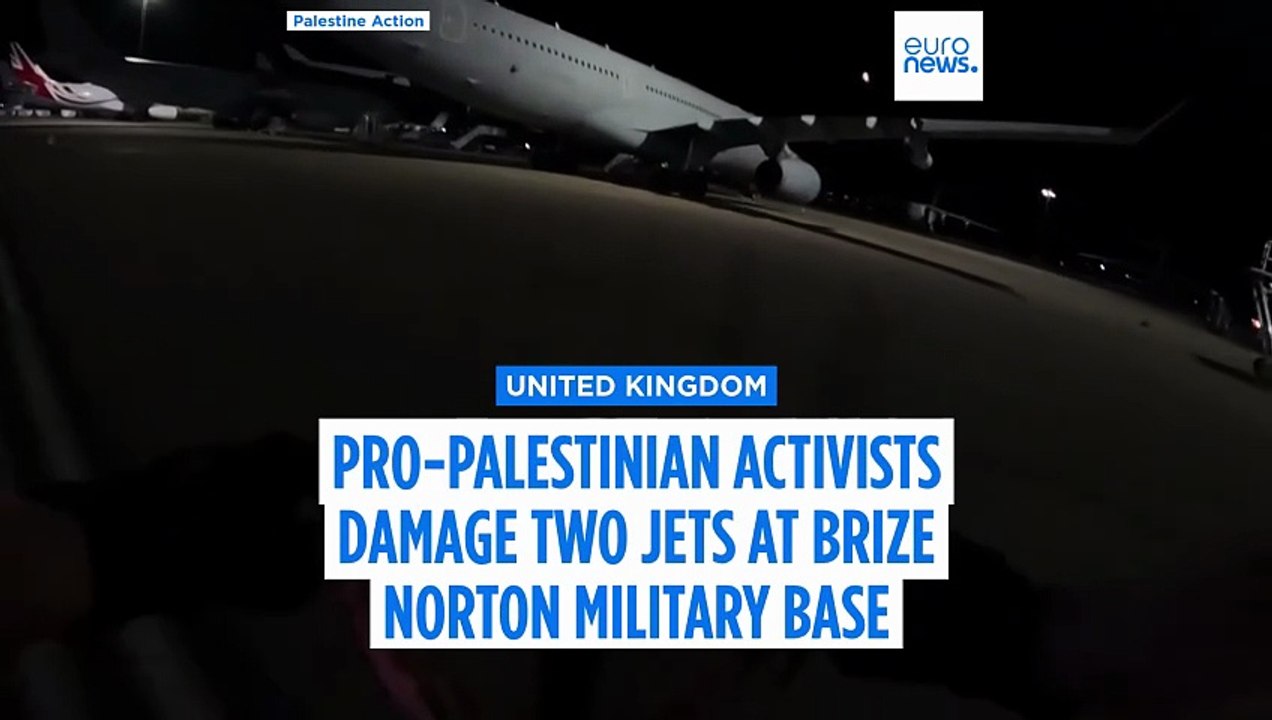 UK police search for pro-Palestinian activists over damage to two jets at RAF Brize Norton