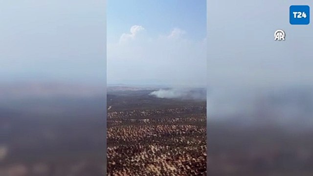 Balıkesir'de zeytinlik alanda yangın: Ekipler müdahale ediyor