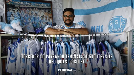 Torcedor do Paysandu tem mais de 500 itens de relíquias do clube