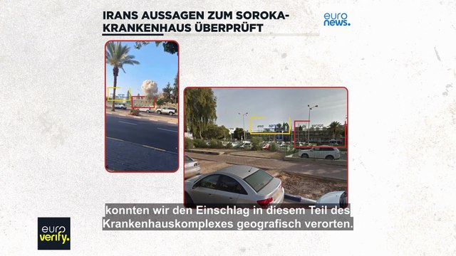 Welche Behauptungen zum Angriff auf das Soroka-Krankenhaus in Israel stimmen?