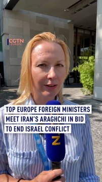 European ministers meet Iran’s Araghchi in bid to end Israel conflict