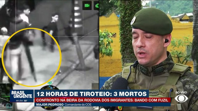 Tiroteio entre policiais e criminosos termina com 3 mortos em SP