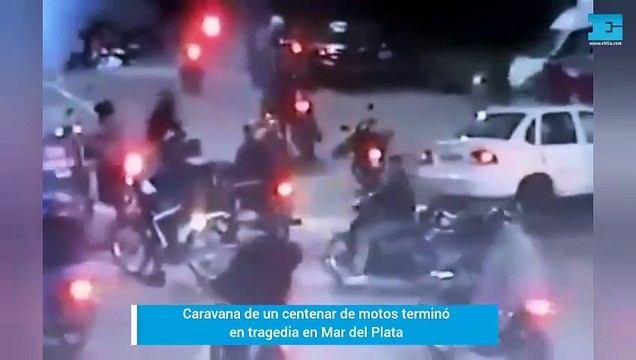 La caravana de las 100 motos terminó en tragedia en Mar del Plata