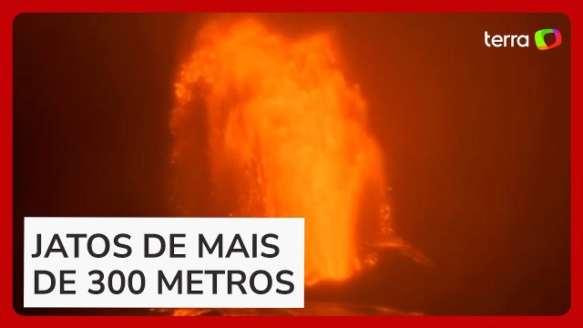 Vulcão entra em erupção no Havaí