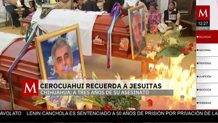 A tres años del asesinato de jesuitas, realizan ceremonia en la Sierra Tarahumara