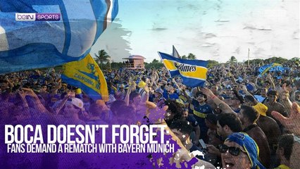 Boca doesn’t forget: fans demand a rematch with Bayern Munich