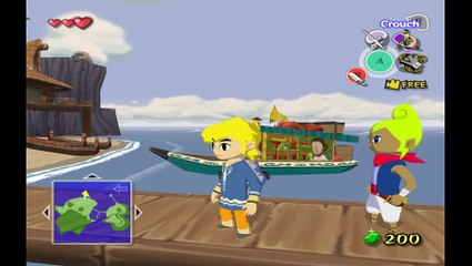 Wind Waker. Black Oval Eye Link test