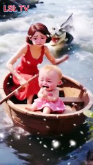 Brave cat Save the child