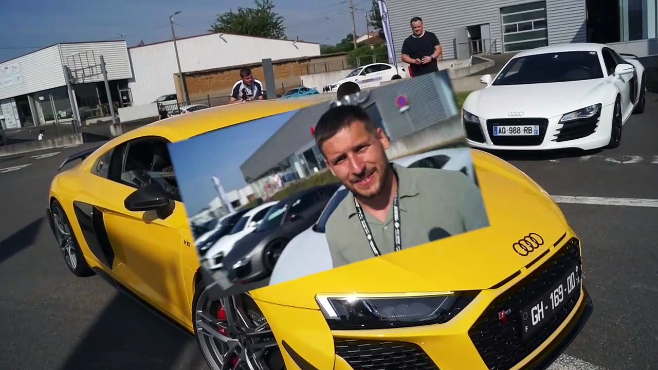 MÂCON : Un joli rassemblement de Audi R8