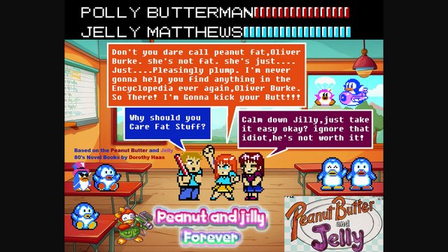 Peanut Butter & Jelly Vol 2 - Peanut and Jilly forever [River City Ransom Style Fan Made Sprite Custom Wallpaper]