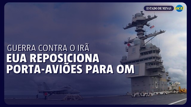 EUA reposiciona porta-aviões para perto do OM e Trump avalia entrar na guerra contra o Irã